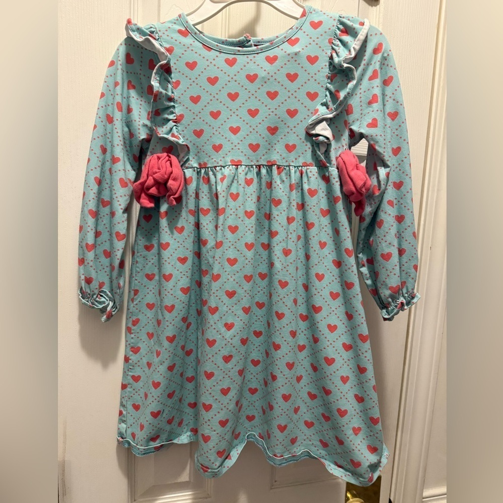 Stitchy Fish “It Takes Two”’Side Tie Valentines Dress